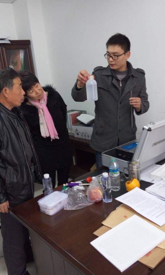 歐柯奇在江蘇興化進行農藥殘留速測儀培訓